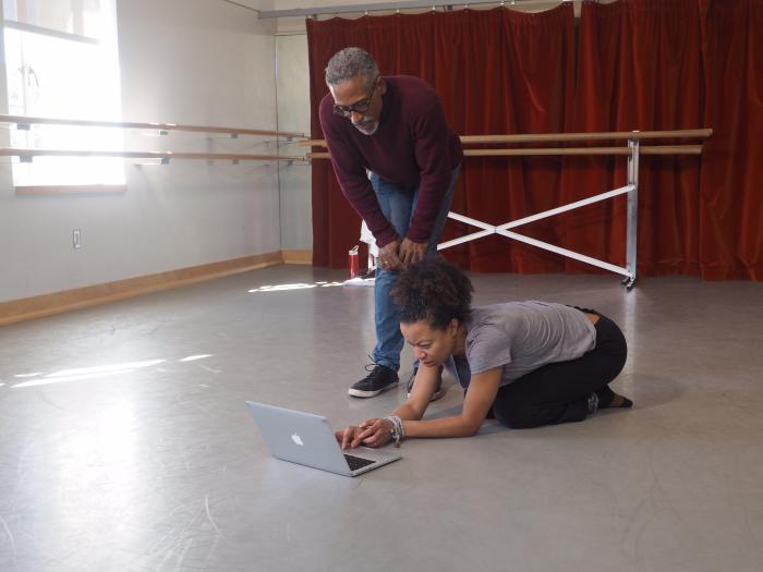 Photo of interview with David Roussève 2018 (3 of 3)