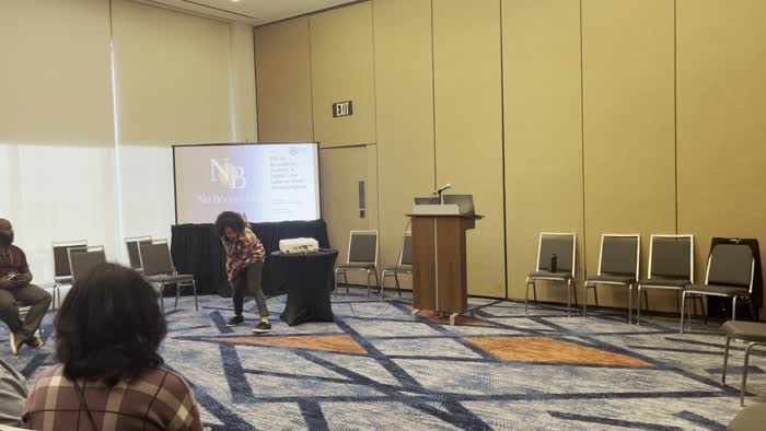 Gesel performing Saturday's Child at IABD